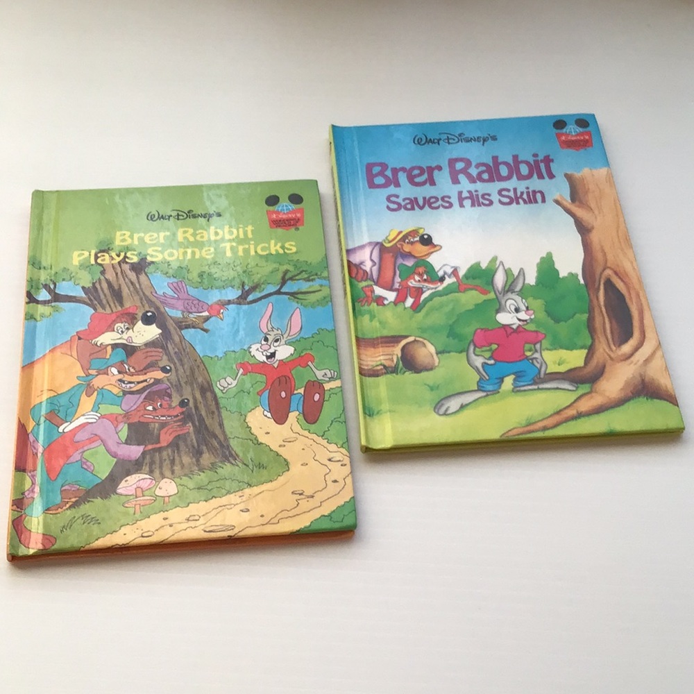 Vintage books Brer Rabbit Saves His Skin & Brer Rabbit Plays Some Tricks 1980s